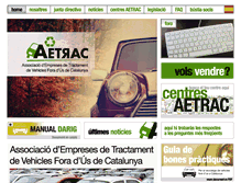 Tablet Screenshot of aetrac.org